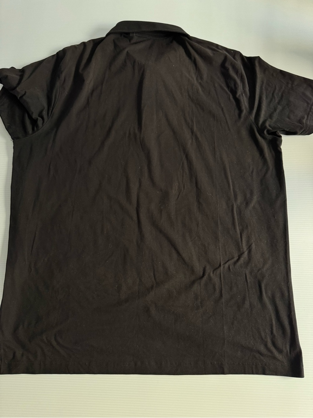 Puma Black Polo with Green Accent Stripes - Picture 6 of 6
